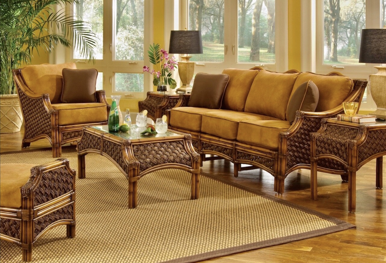 Melbourne Rattan Furniture Set of 6