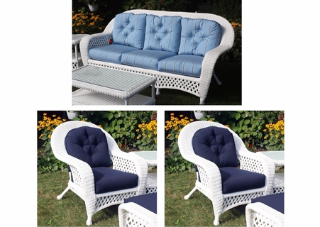 Montauk Outdoor Wicker Set of 3