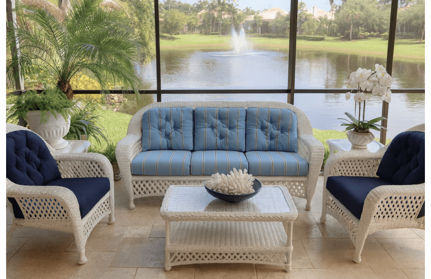 Montauk Outdoor Wicker Set of 3