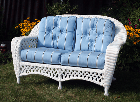 rattan loveseat cushion