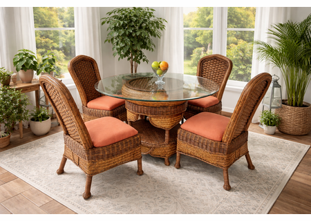 Morocco  Armless Dining Set of 5