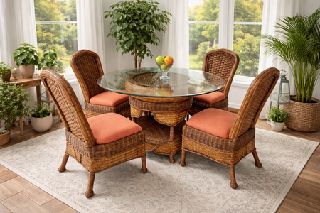 Morocco  Armless Dining Set of 5