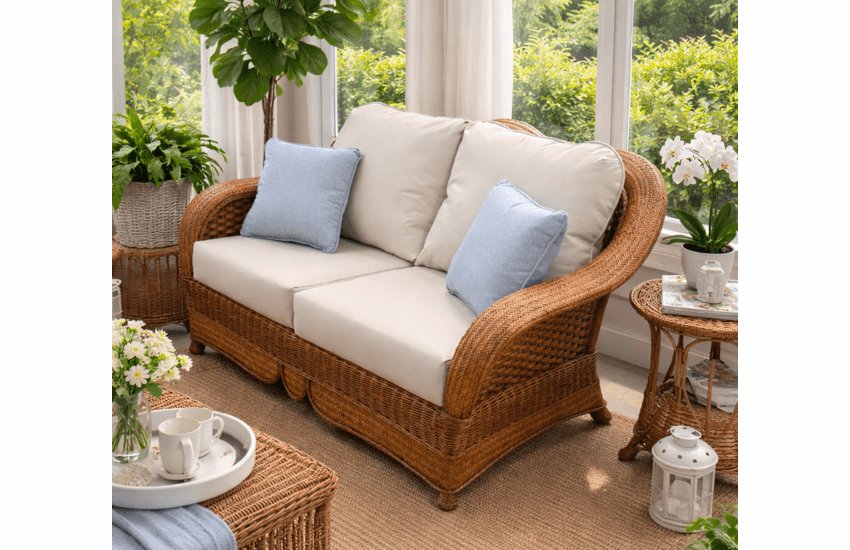 Morocco Wicker Loveseat