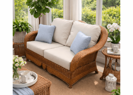 Morocco Wicker Loveseat