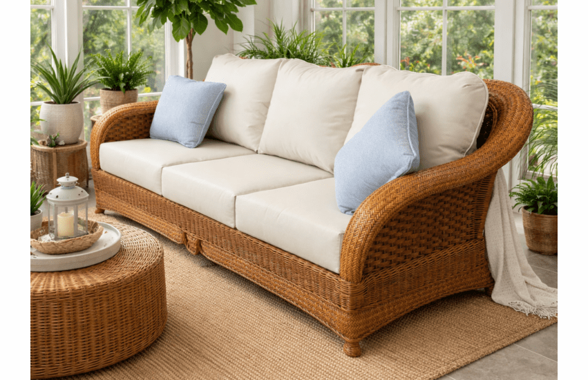 Morocco Wicker Sofa