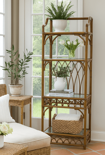 Braxton Culler Edgewater Rattan Etagere