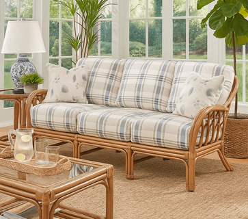 Braxton Culler Edgewater Rattan Sofa