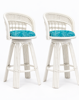Nantucket Rattan Barstool (Set of 2)