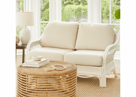 Nantucket Rattan Loveseat