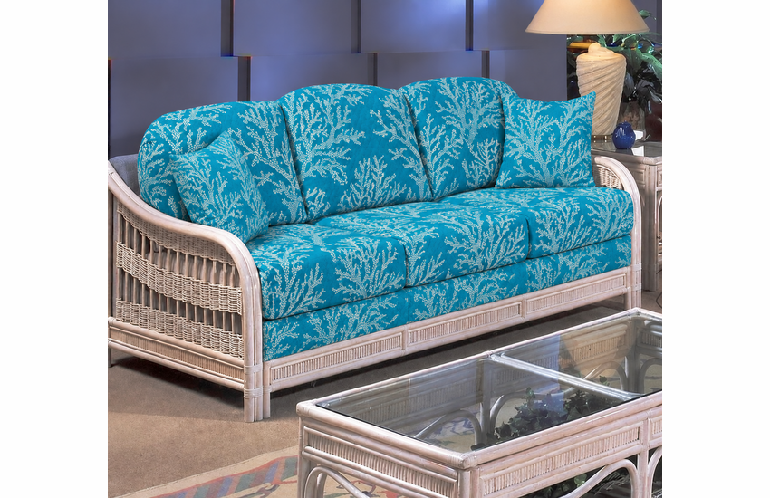 Nantucket Rattan Sleeper Sofa-