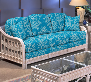 Nantucket Rattan Sleeper Sofa-