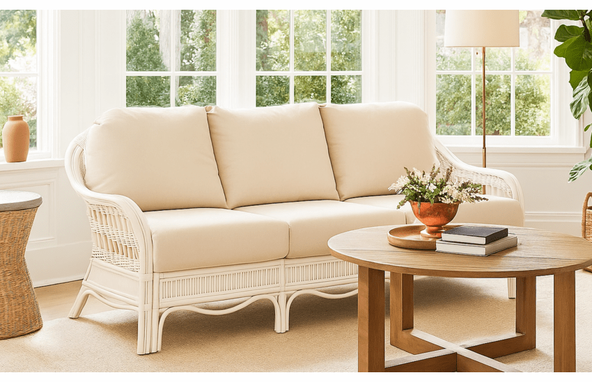 Nantucket Rattan Sofa
