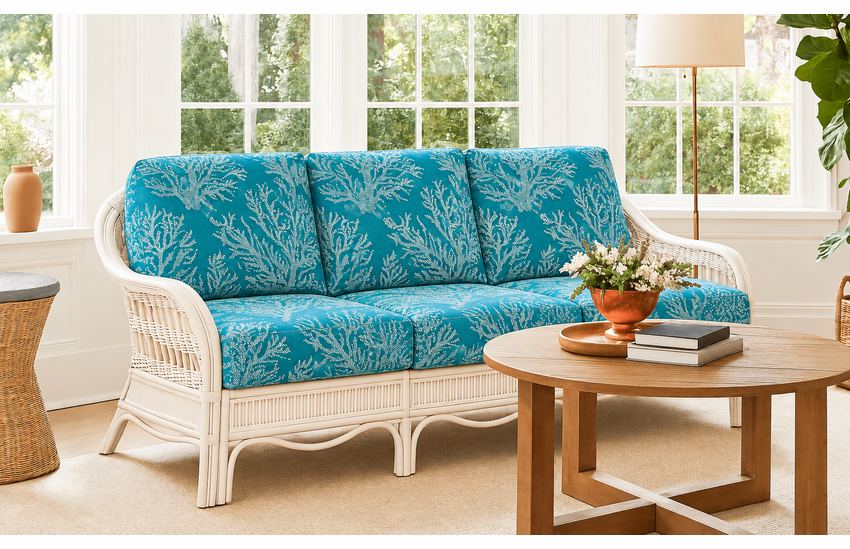 Nantucket Rattan Sofa