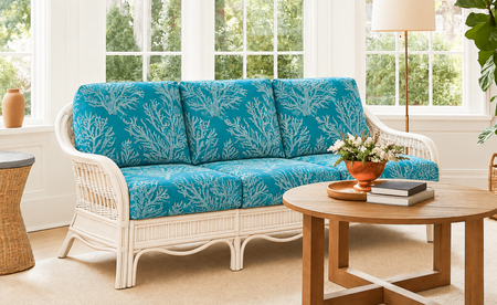 Nantucket Rattan Sofa