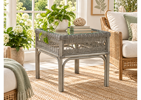 Braxton Culler Nassau Wicker Square End Table (Available in 30 Finish Choices)