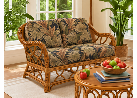 New Twist Rattan Loveseat