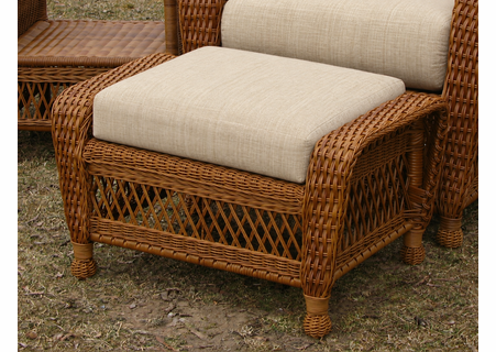 Ottoman Cushion - Wicker Style
