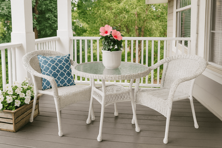 Outdoor Wicker Bistro set of 3