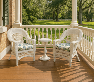 Outdoor Wicker Chair Set of 2 - Cape Cod In Stock 