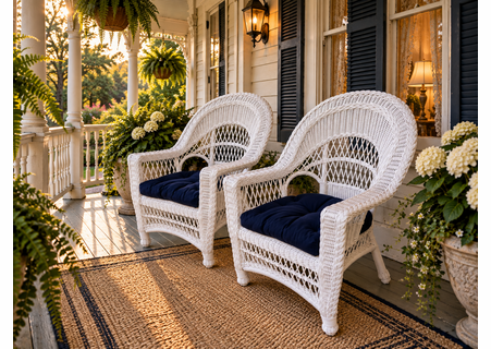 Outdoor Wicker Chair Set of 2 - Cape Cod