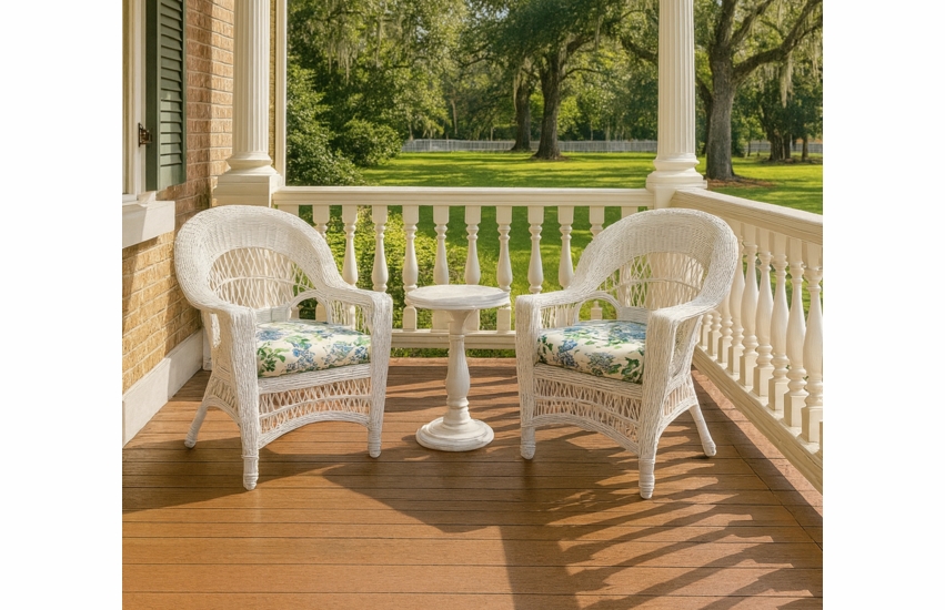  Outdoor Wicker Chair Set of 2 - Cape Cod In Stock 