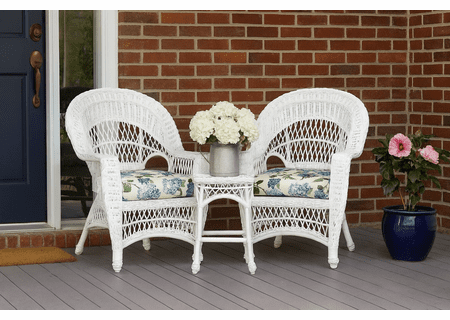 Outdoor Wicker Chair Set of 2 - Cape Cod In Stock