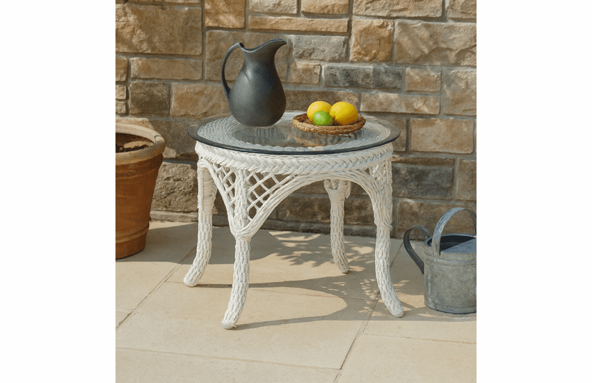 Outdoor Wicker End Table - Savannah