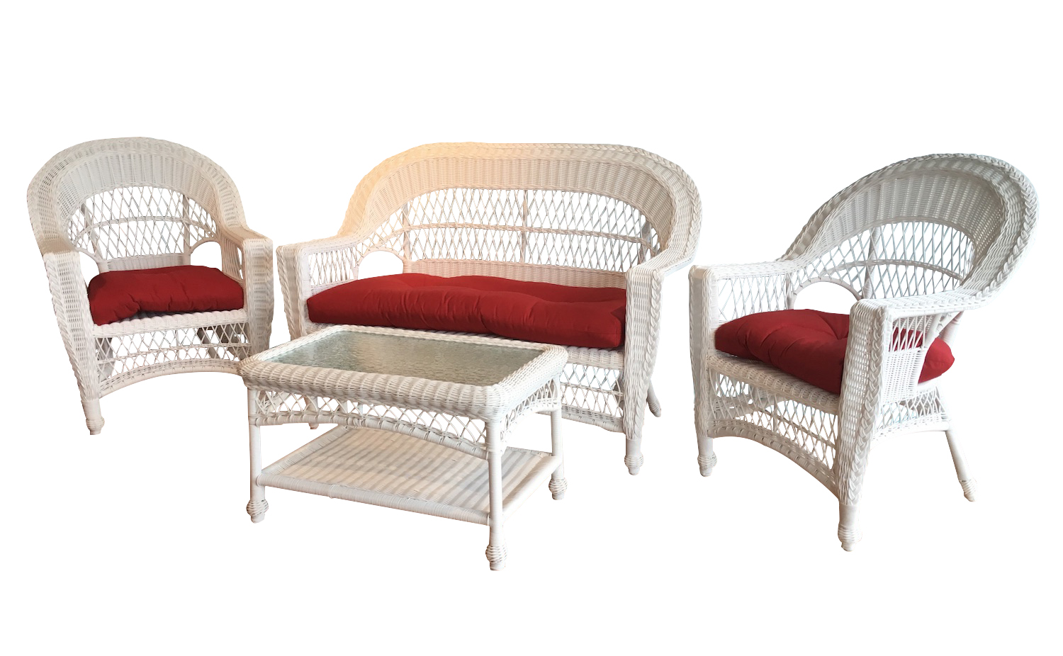 Outdoor Wicker Set Cape Cod Style