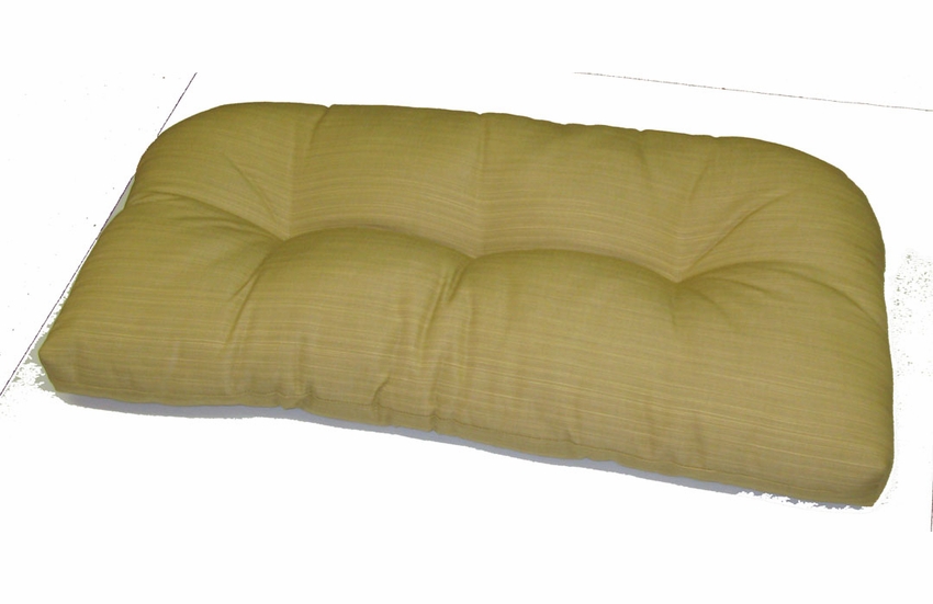 Outdoor Wicker Loveseat Cushion