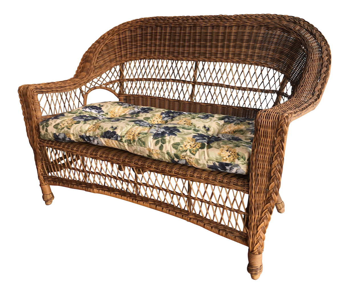 Outdoor Wicker Loveseat Cape Cod