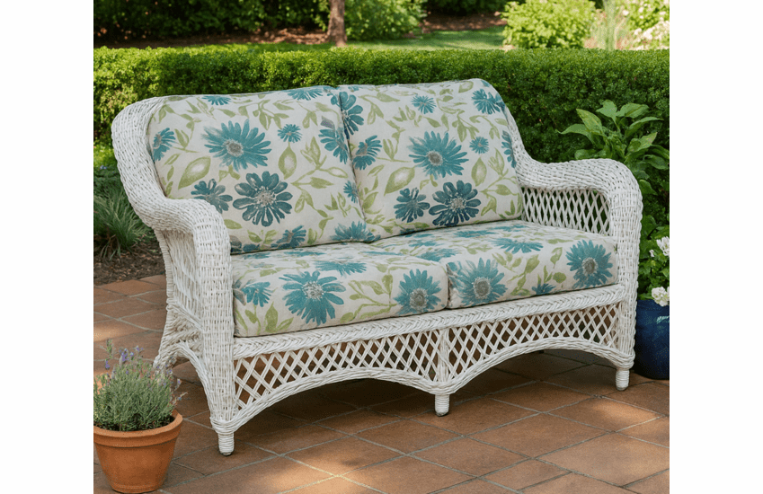 Outdoor Wicker Loveseat - Savannah