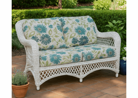 Outdoor Wicker Loveseat - Savannah