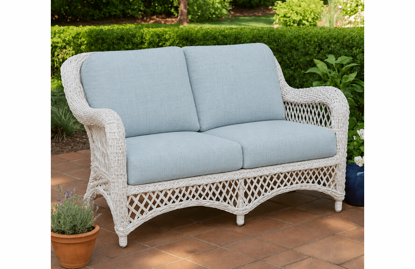 Outdoor Wicker Loveseat - Savannah