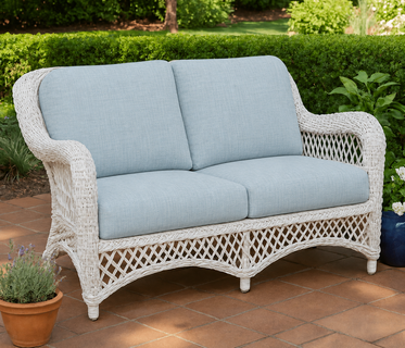 Outdoor Wicker Loveseat - Savannah