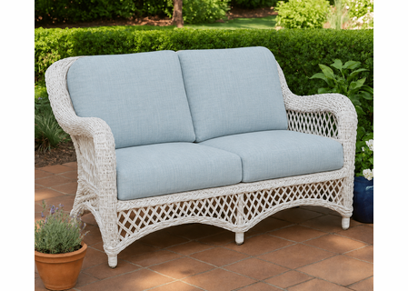 Outdoor Wicker Loveseat - Savannah