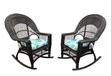  Outdoor Wicker Rockers - Cape Cod Set of 2