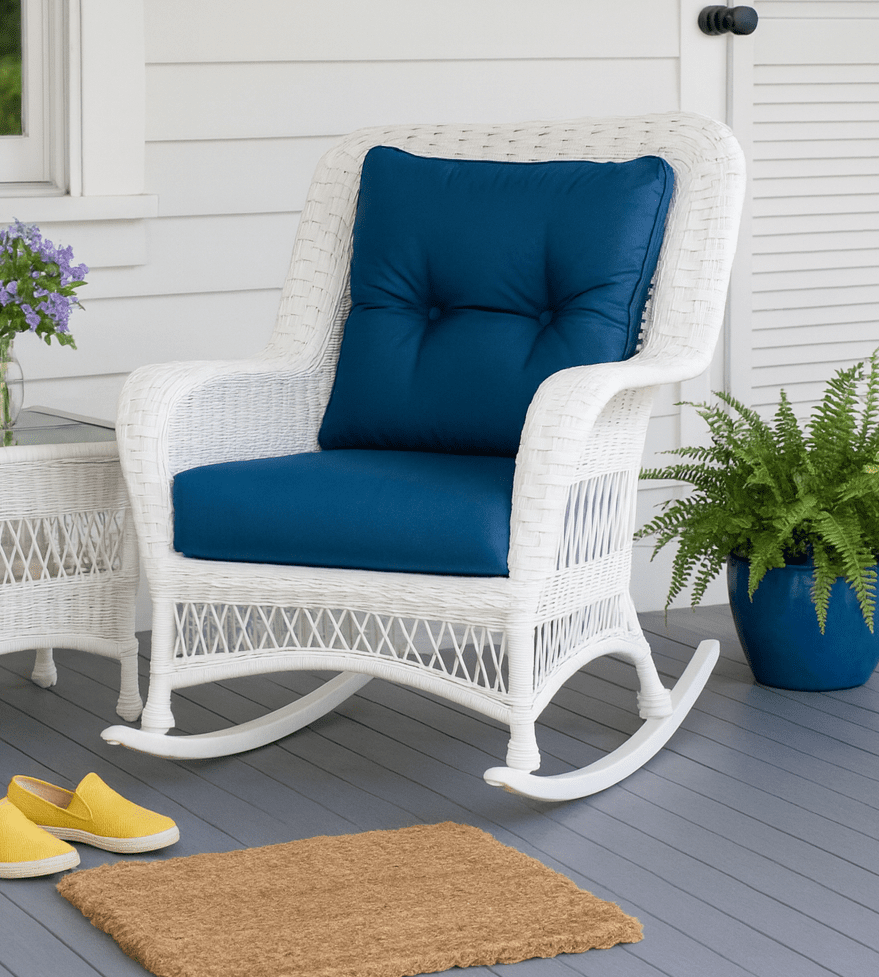 Outdoor Wicker Rocker - Princeton