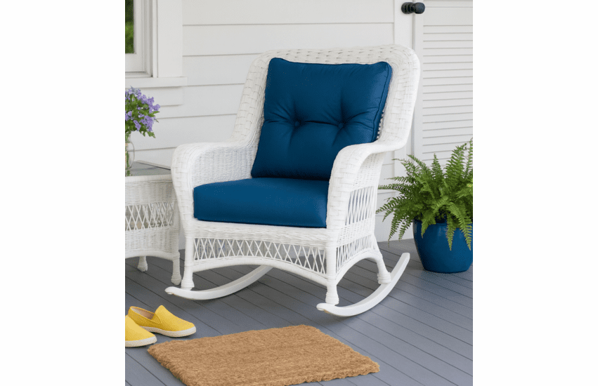 Outdoor Wicker Rocker - Princeton