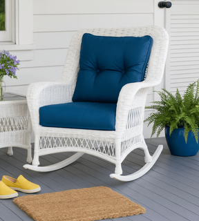 Outdoor Wicker Rocker - Princeton