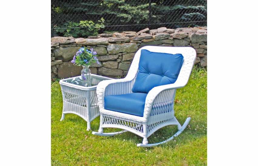 Outdoor Wicker Rocker - Princeton