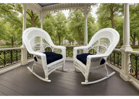  Outdoor Wicker Rockers - Cape Cod Set of 2