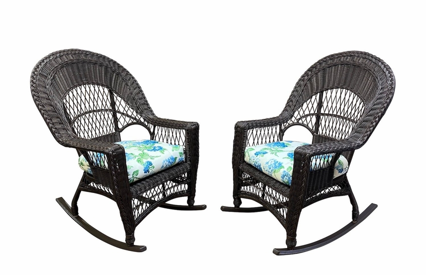  Outdoor Wicker Rockers - Cape Cod Set of 2