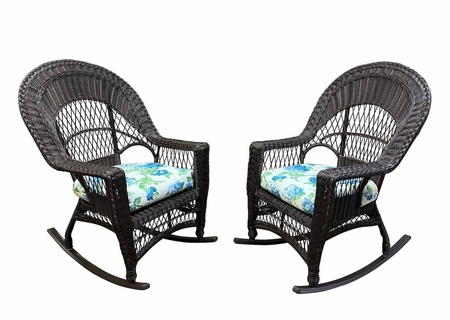  Outdoor Wicker Rockers - Cape Cod Set of 2