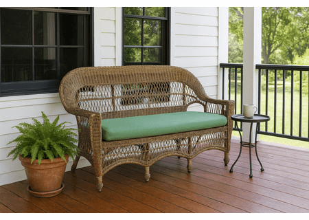Outdoor Wicker Sofa: Cape Cod (Available in 3 Finishes)