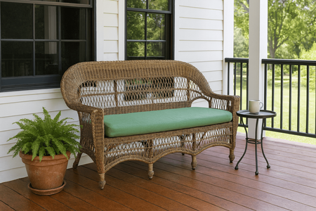 Outdoor Wicker Sofa: Cape Cod (Available in 3 Finishes)
