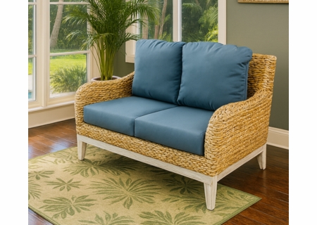 Palm Beach Banana Leaf Loveseat
