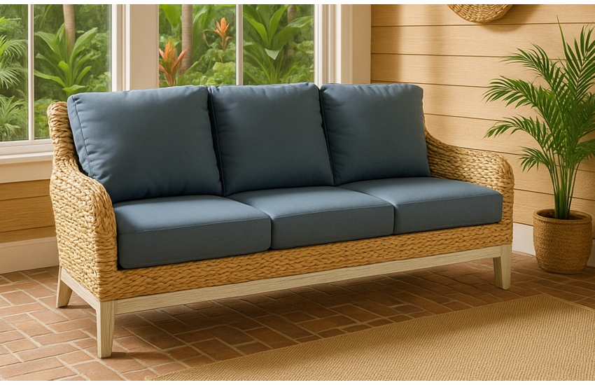 Palm Beach Banana Leaf Sofa