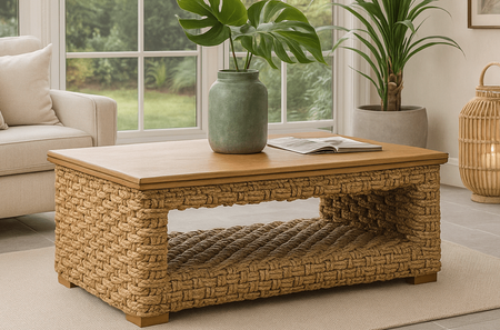 Panama Seagrass Coffee Table