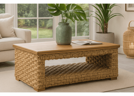 Panama Seagrass Coffee Table