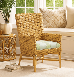 Panama Seagrass Dining Arm Chair